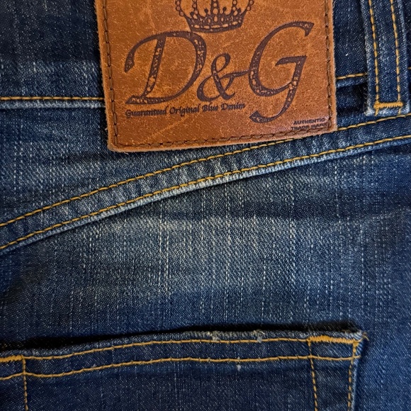 New Dolce & Gabbana Midi jeans skirt